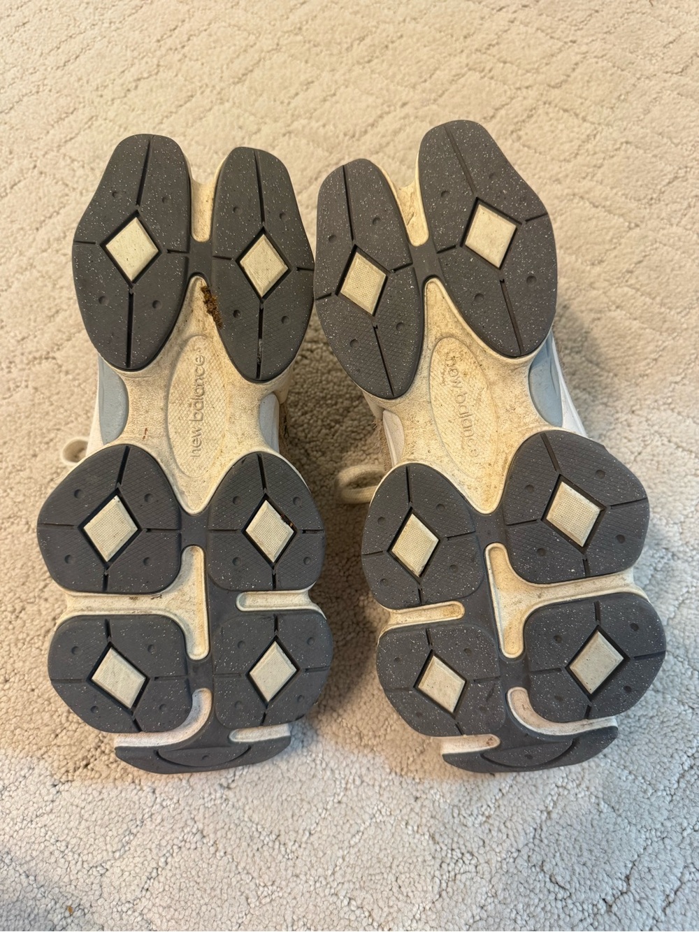 New Balance Neutral Tone Suede & Mesh Sneakers - Picture 4 of 5